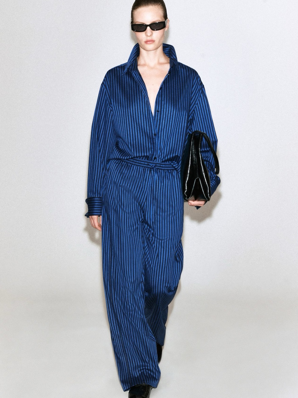 NWT (size 6) COS PIPED STRIPED DRAWSTRING PANTS